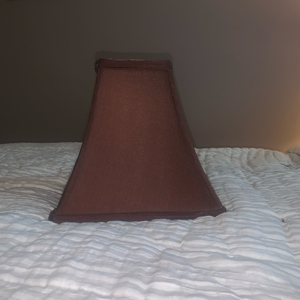 Brown lampshade